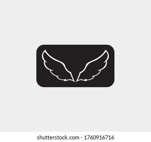 wings vector illustration design icon logo template