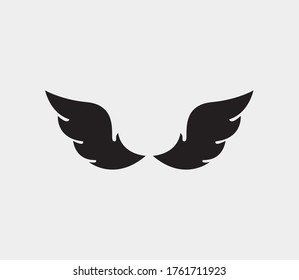 wings vector illustration design icon logo template