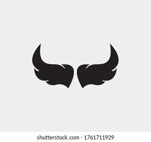 wings vector illustration design icon logo template