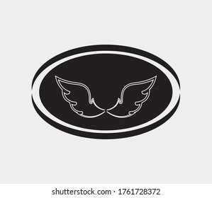 wings vector illustration design icon logo template