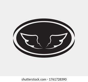 wings vector illustration design icon logo template