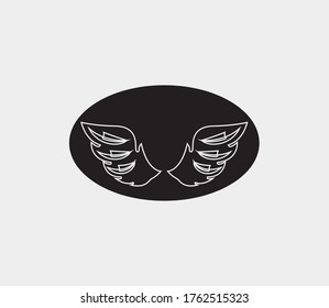 wings vector illustration design icon logo template