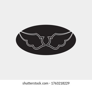 wings vector illustration design icon logo template