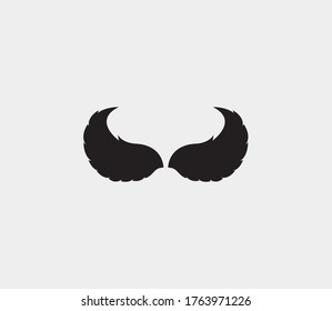 wings vector illustration design icon logo template