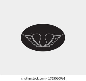 wings vector illustration design icon logo template