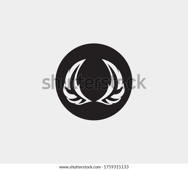 wings
vector illustration design icon logo
template