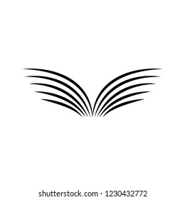 Wings vector logo
