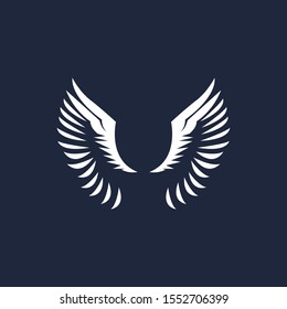 wings vector logo design inspirations	