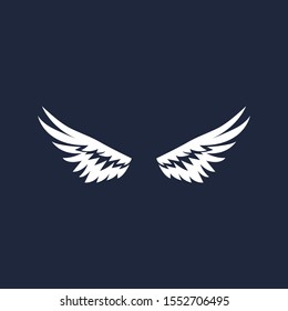 wings vector logo design inspirations	