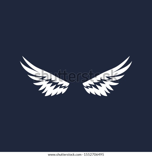 Wings Vector Logo Design Inspirations Stock Vector (Royalty Free ...