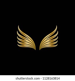 Wings vector logo. Wings icon