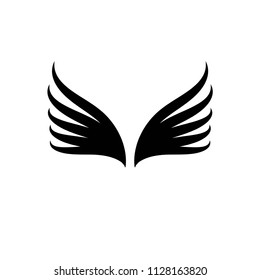 Wings vector logo. Wings icon