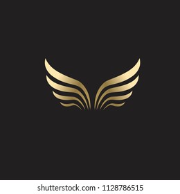 Wings vector logo. Wings icon