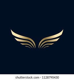 Wings vector logo. Wings icon