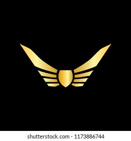 Wings vector logo. Wings icon