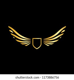 Wings vector logo. Wings icon