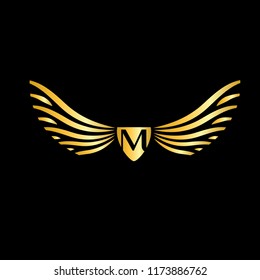 Wings vector logo. Wings icon
