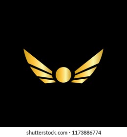 Wings vector logo. Wings icon
