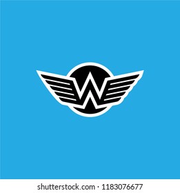 Wings vector logo, Wings icon.