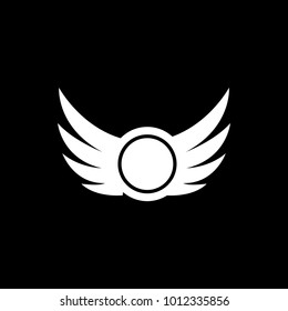Wings vector logo (sign, symbol, emblem, illustration) for packaging, web, print