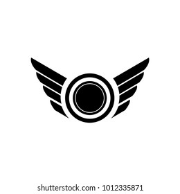 Wings vector logo (sign, symbol, emblem, illustration) for packaging, web, print