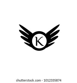 Wings vector logo (sign, symbol, emblem, illustration) for packaging, web, print