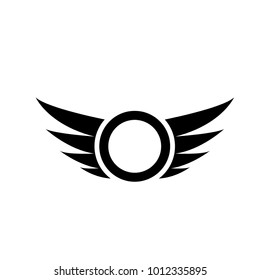 Wings vector logo (sign, symbol, emblem, illustration) for packaging, web, print