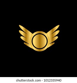 Wings vector logo (sign, symbol, emblem, illustration) for packaging, web, print