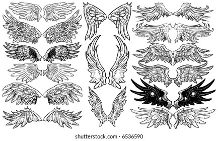 Wings vector set