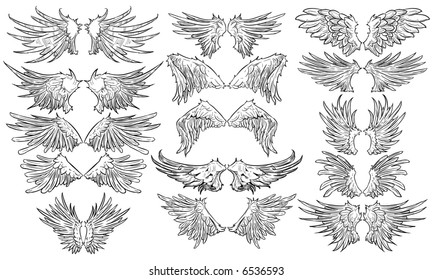 Wings vector set