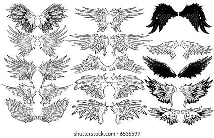 Wings vector set