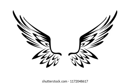 Wings Vector Template