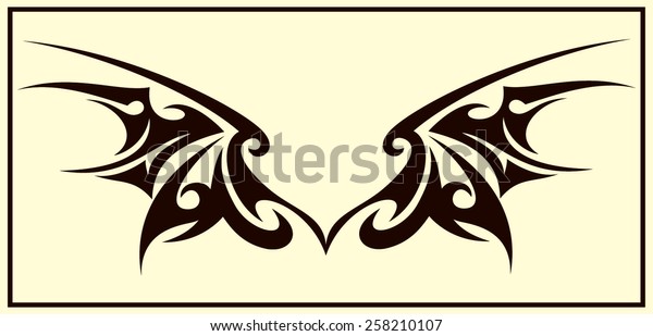 Wings Waist Tribal\
Tattoo
