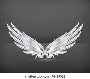 Wings White, vector