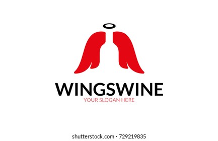 Wings Wine Logo