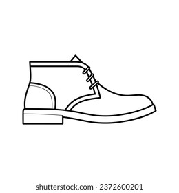 Wingtip Chukka Sneakers Shoes and footwear Flat Color Icon set isolated on white background flat color vector illustration Pixel perfect