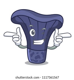 Wink actarius indigo mushroom character cartoon