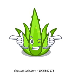 Wink aloevera character cartoon style