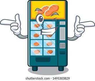 Wink bakery vending machine in character shape