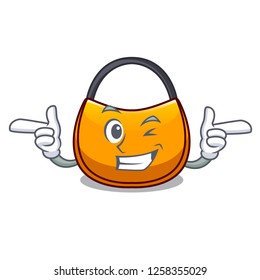 Wink beautifully hobo bag on character funny