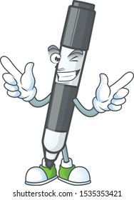 Wink black white board marker for draw.