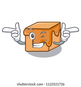 Wink caramel candies character cartoon