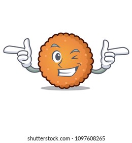 Wink cookies character cartoon style