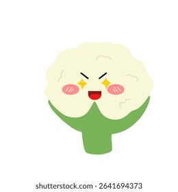 Wink, dizy cauliflower expression face 