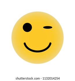 Wink face square icon vector icon. Simple element illustration. Wink face square symbol design. Can be used for web and mobile.