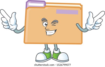 Wink folder icon with character the mascot