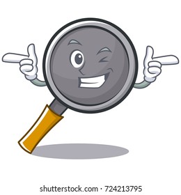 Wink frying pan cartoon character