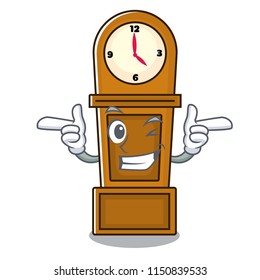 Wink grandfather clock character cartoon