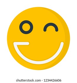 wink humor emoticon