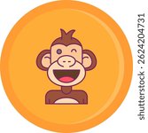Wink Line vector Icon Design